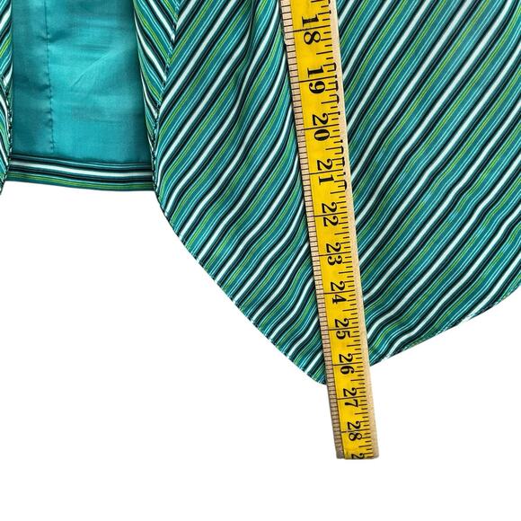 LAVENDER & HONEY Stripe Blazer Lined Stretch Size M Women’s - Picture 10 of 11